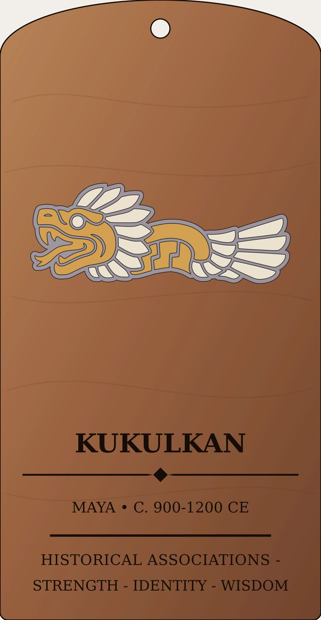 Kukulkan Feathered Serpent Relief Sanctum Hex Archive Plaque preview