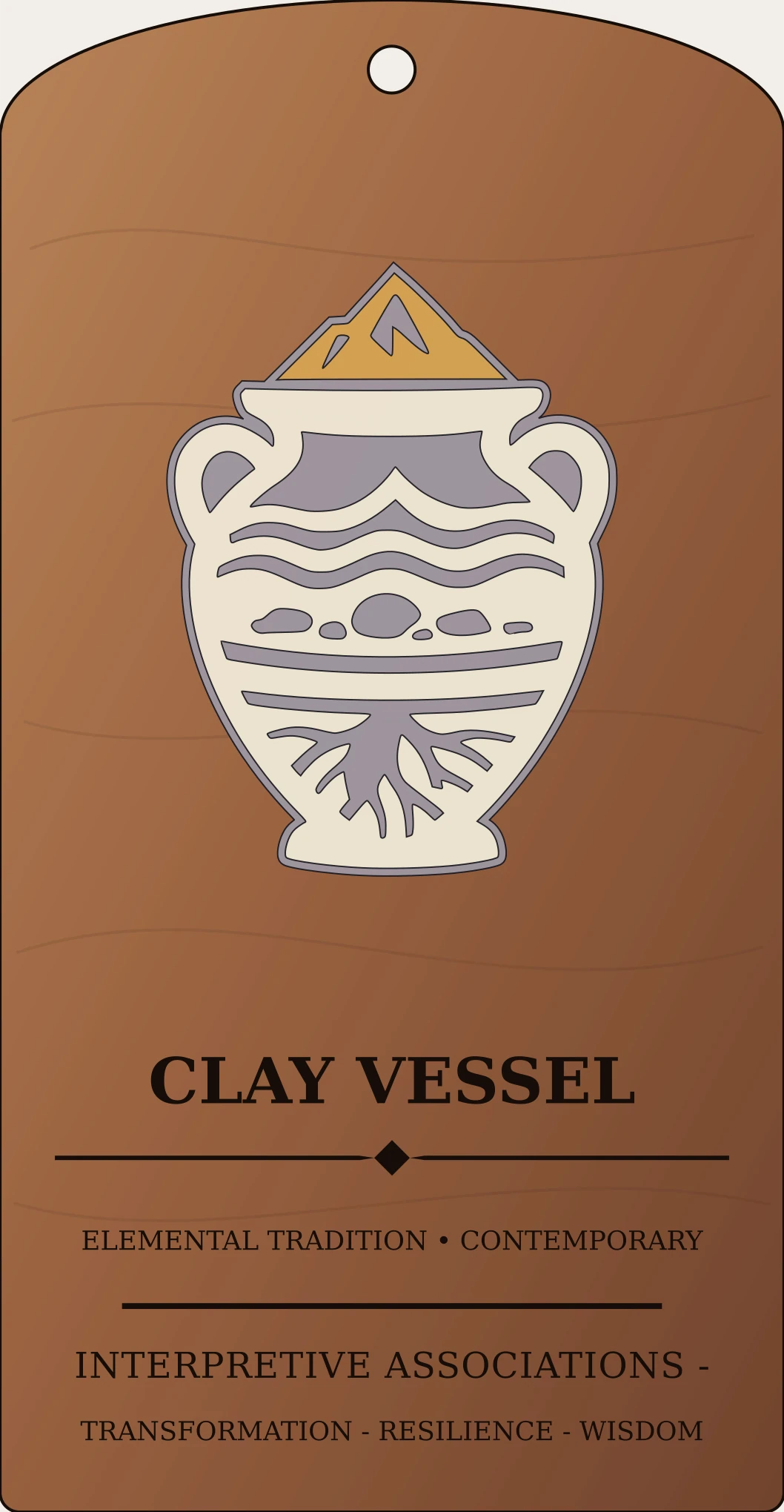 Clay Vessel Mark Sanctum Hex Archive Plaque preview