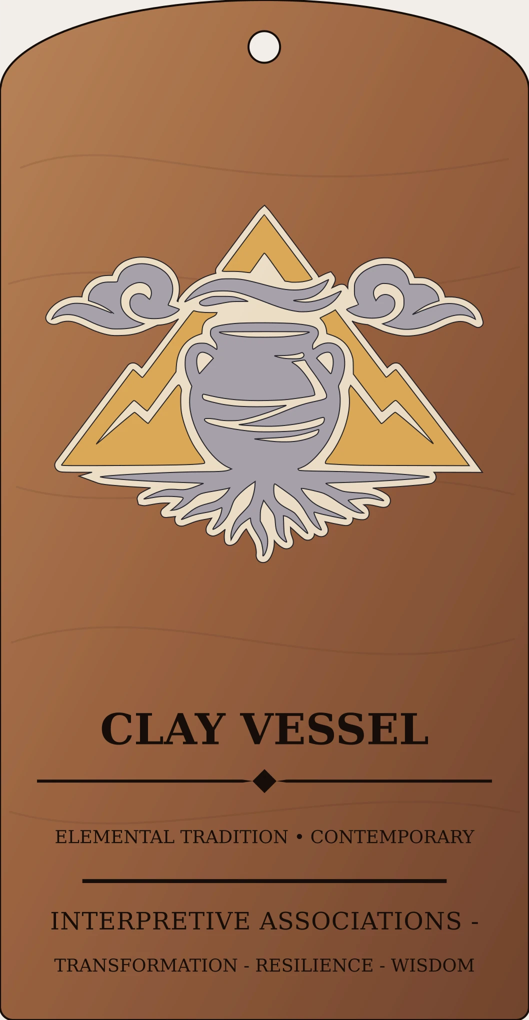 Clay Vessel Mark Sanctum Hex Archive Plaque preview