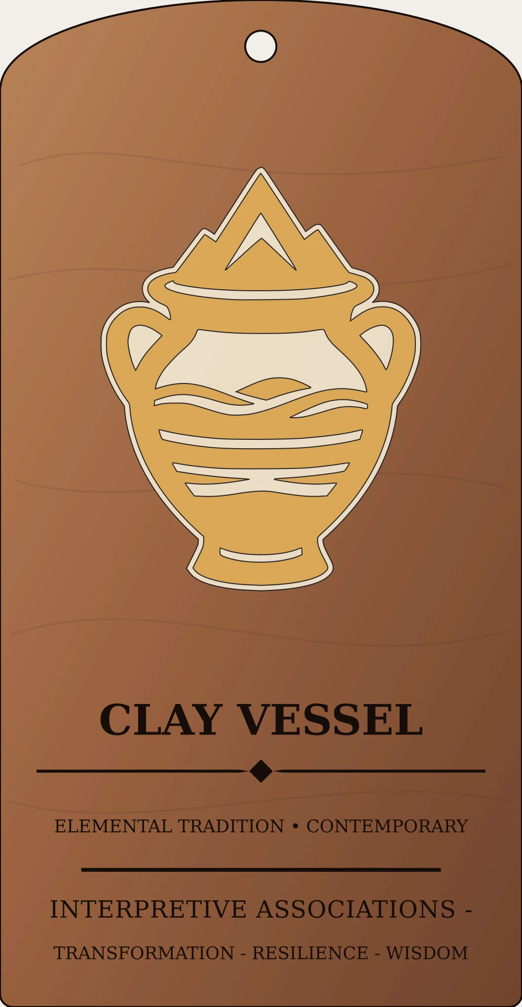 Clay Vessel Mark Sanctum Hex Archive Plaque preview