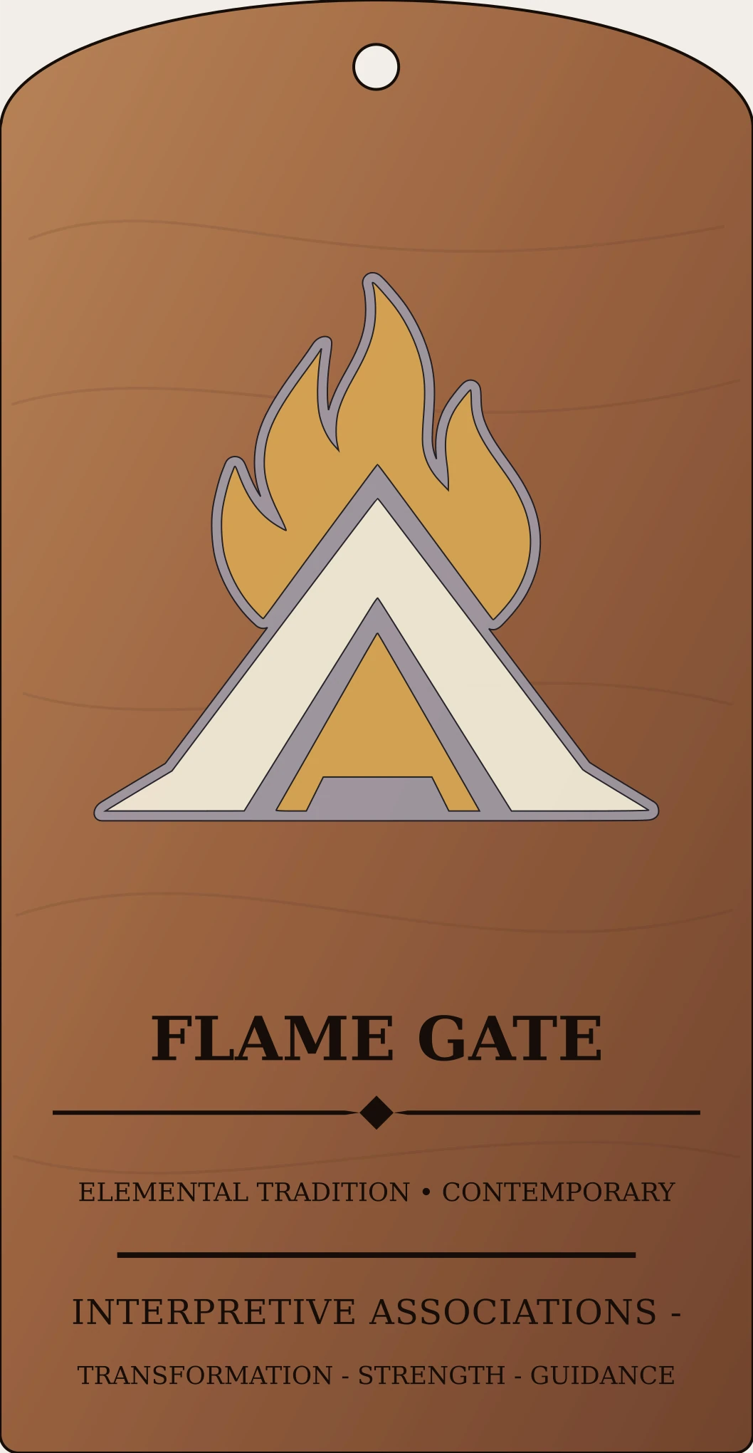 Flame Gate Device Sanctum Hex Archive Plaque preview