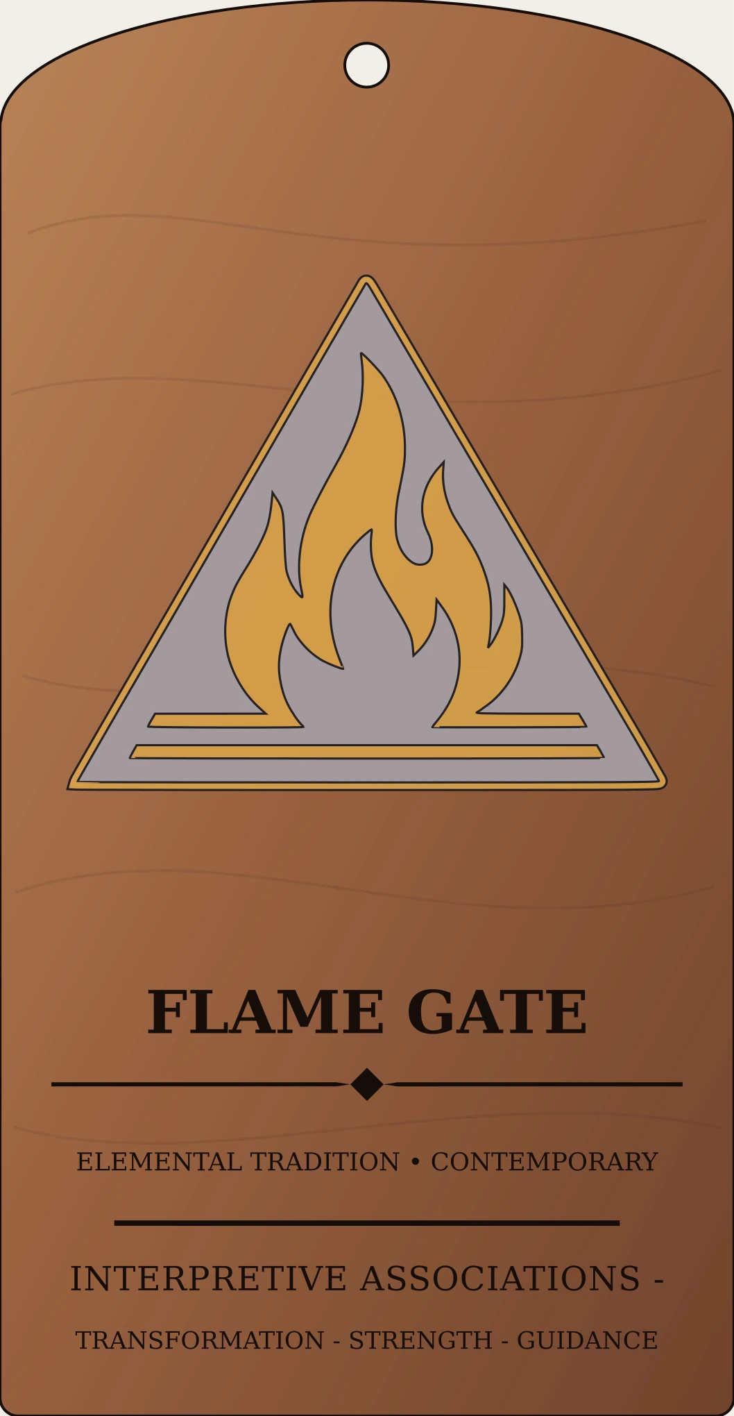 Flame Gate Device Sanctum Hex Archive Plaque preview
