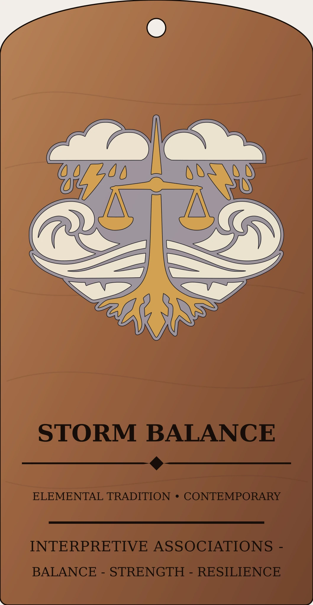Storm Balance Device Sanctum Hex Archive Plaque preview