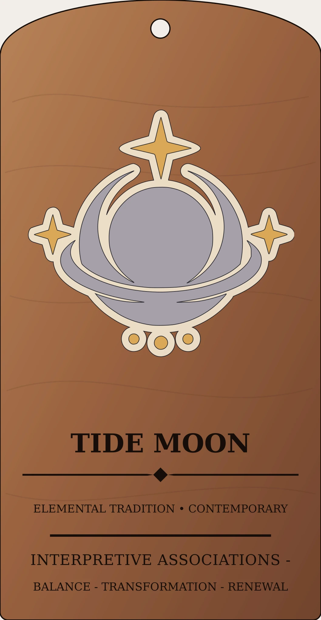 Tide Moon Glyph Sanctum Hex Archive Plaque preview