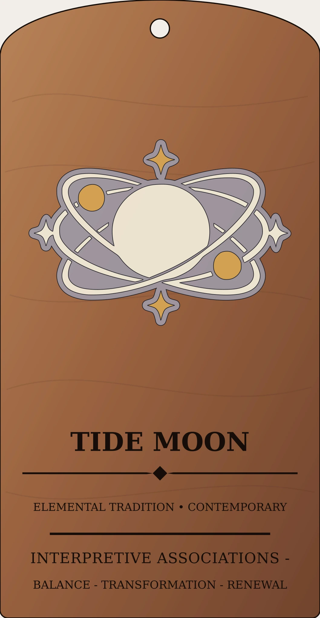 Tide Moon Glyph Sanctum Hex Archive Plaque preview