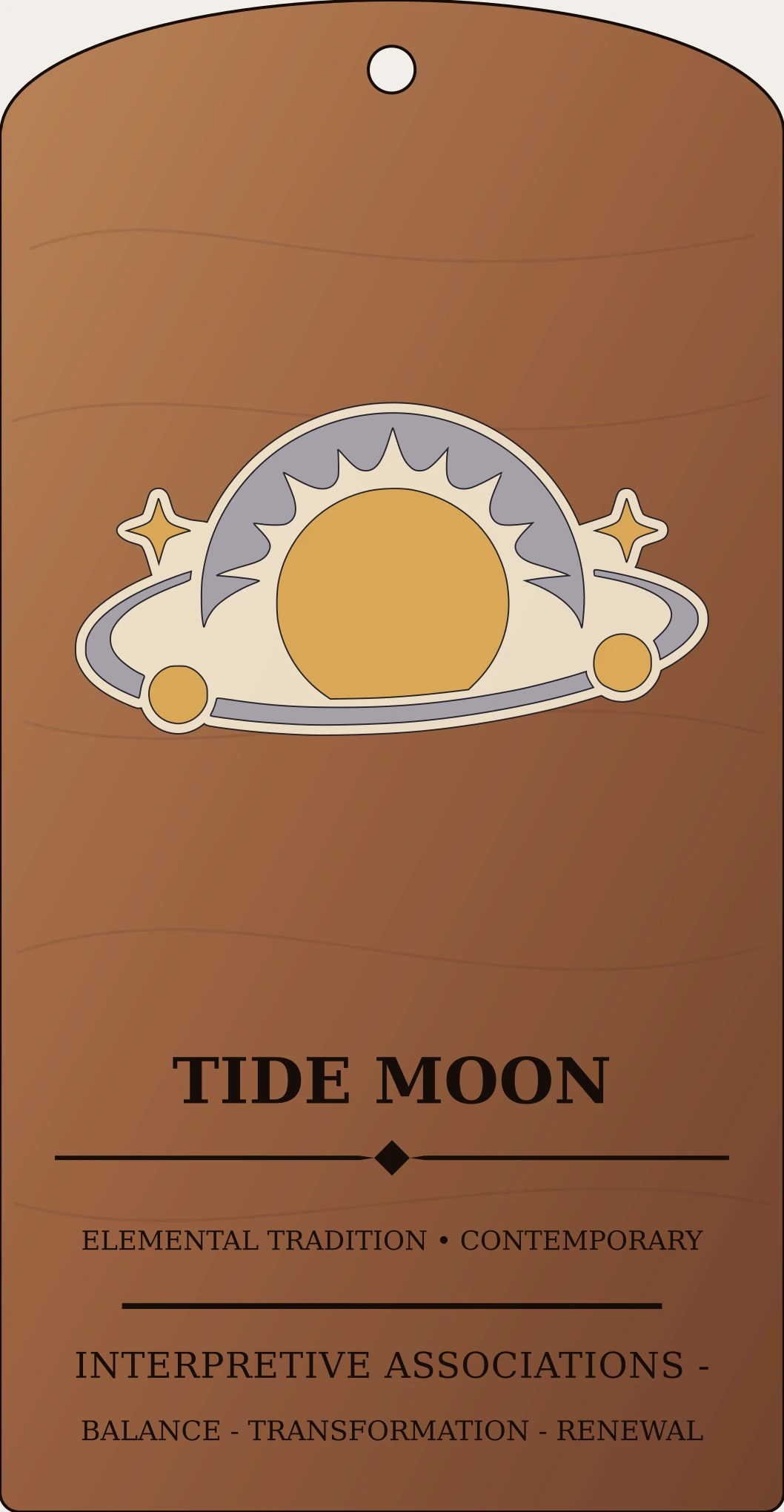Tide Moon Glyph Sanctum Hex Archive Plaque preview