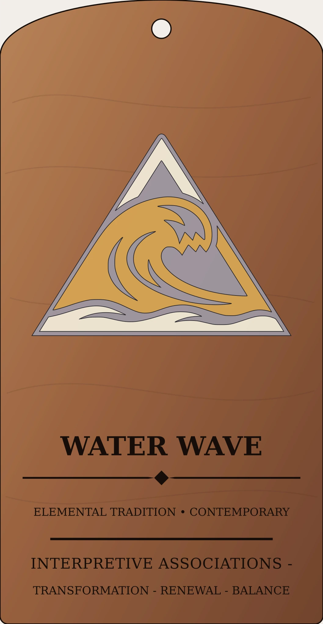 Water Wave Seal Sanctum Hex Archive Plaque preview