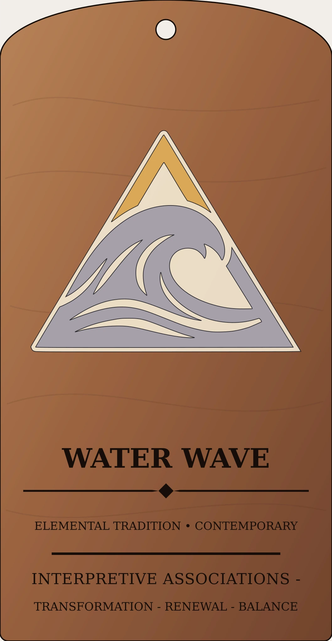 Water Wave Seal Sanctum Hex Archive Plaque preview