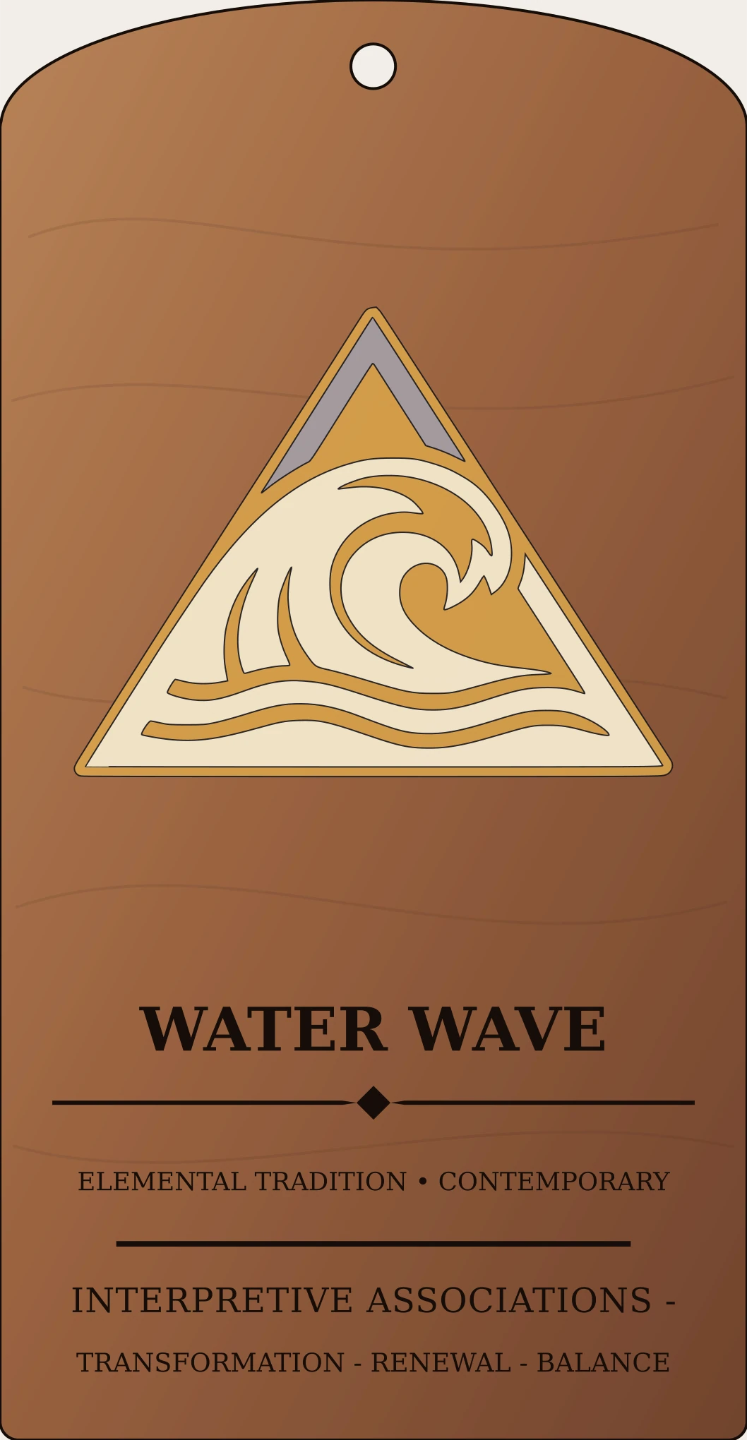 Water Wave Seal Sanctum Hex Archive Plaque preview
