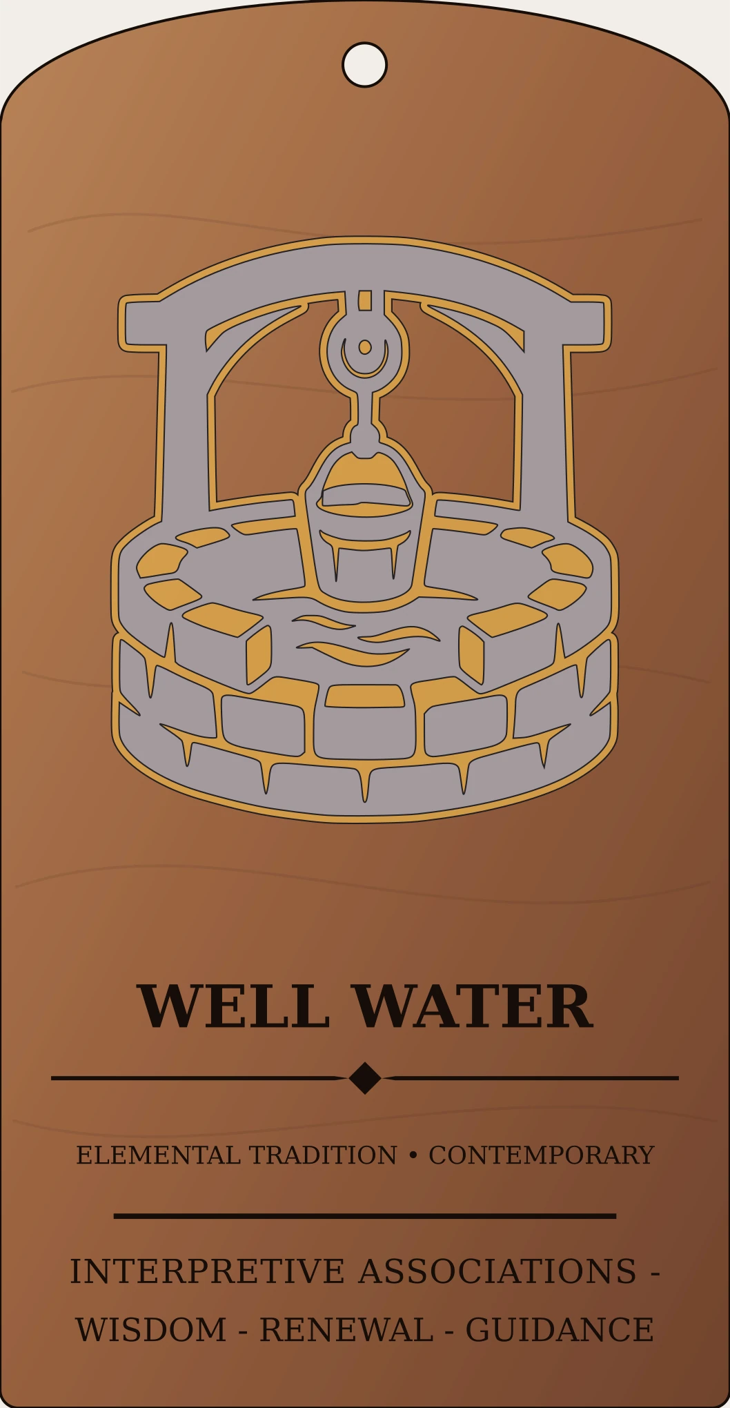 Well Water Seal Sanctum Hex Archive Plaque preview