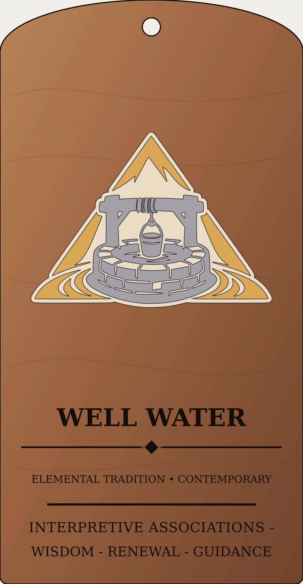 Well Water Seal Sanctum Hex Archive Plaque preview