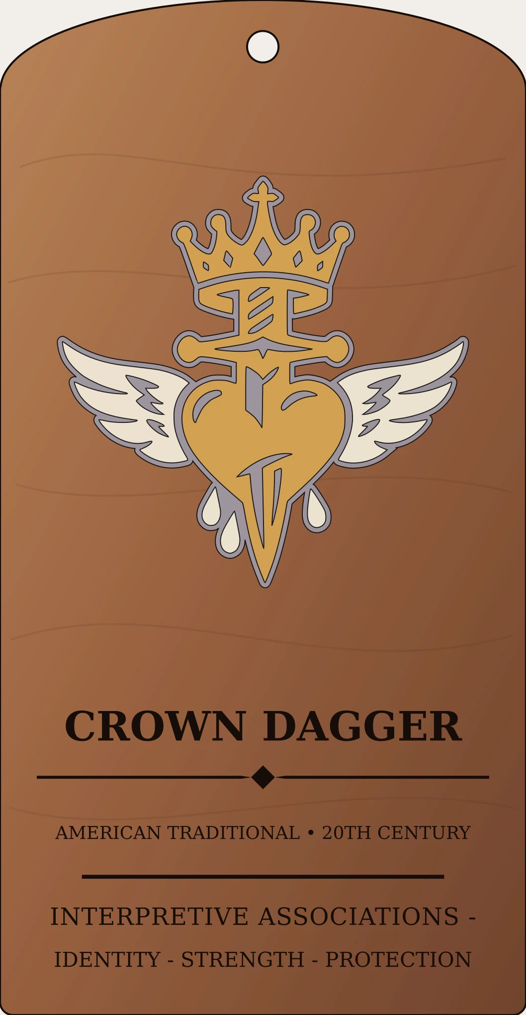 Crown Dagger Mark Sanctum Hex Archive Plaque preview