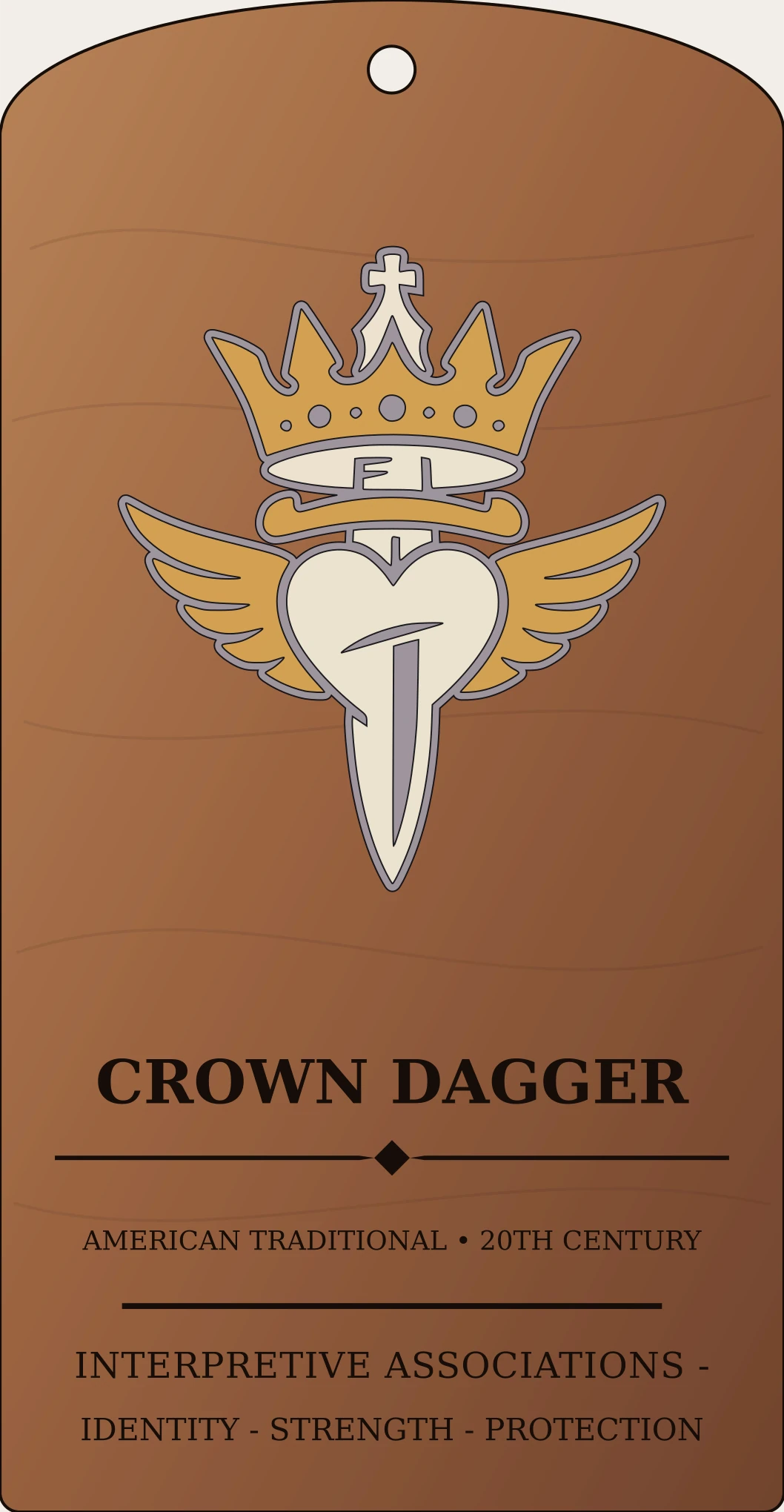 Crown Dagger Mark Sanctum Hex Archive Plaque preview