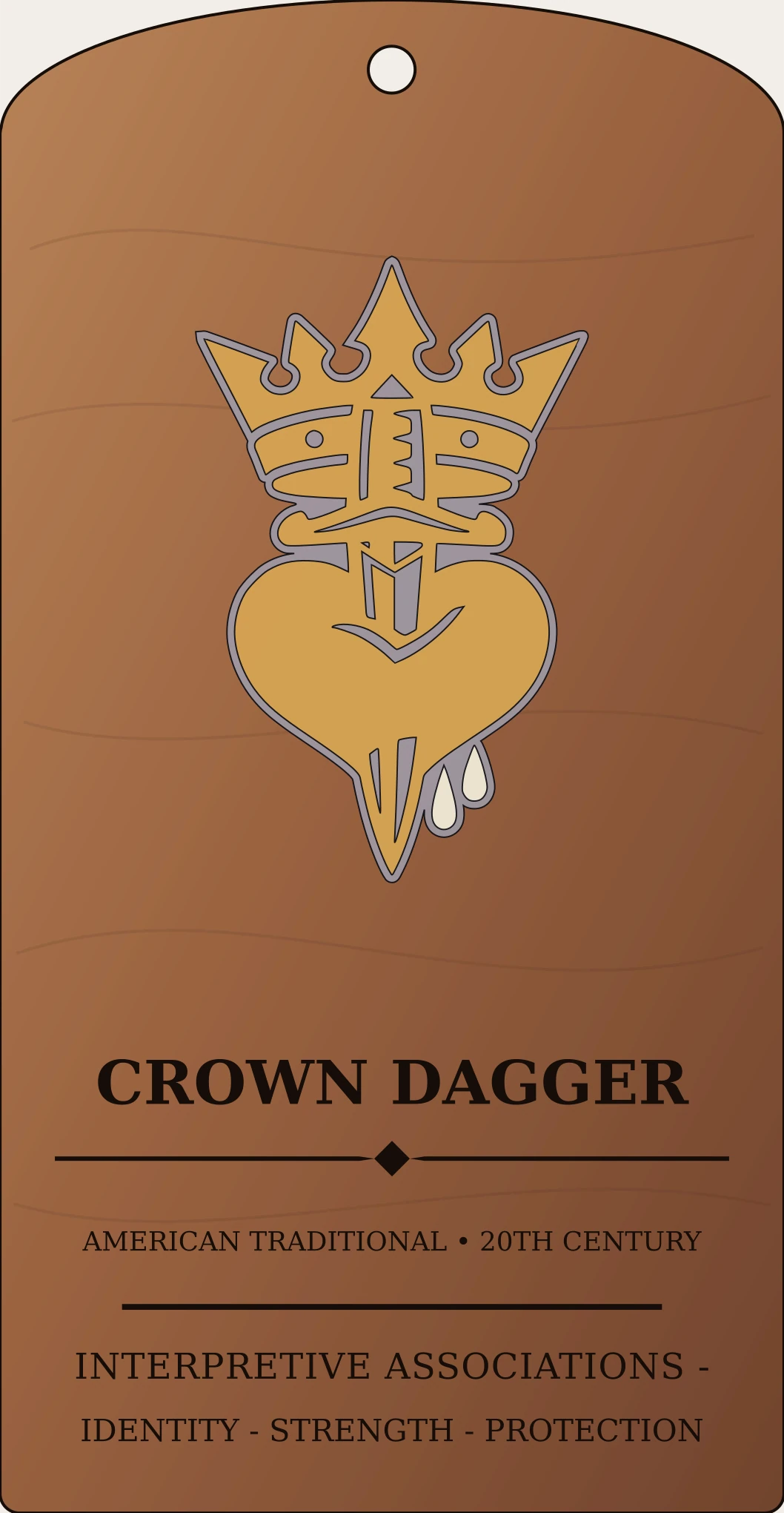 Crown Dagger Mark Sanctum Hex Archive Plaque preview