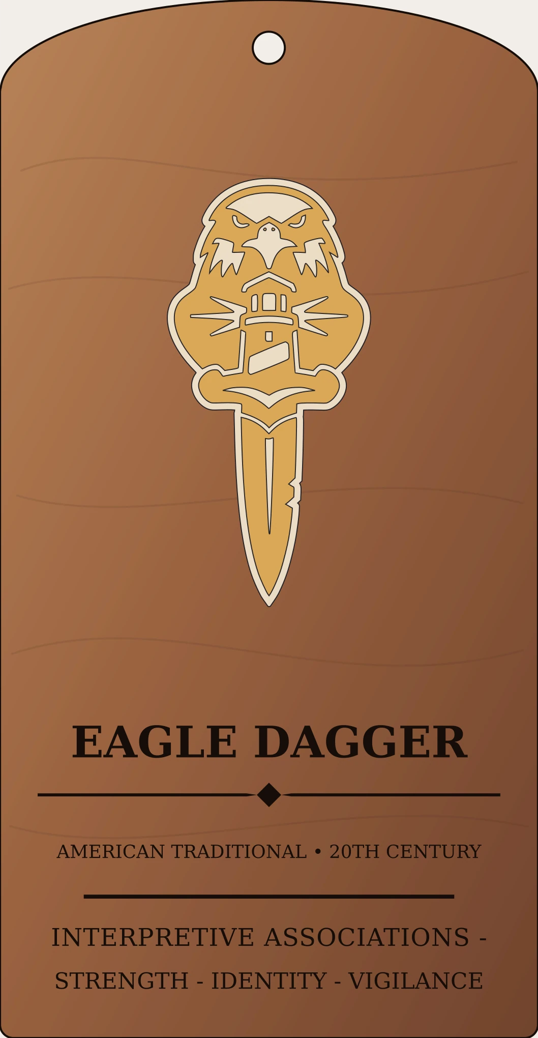 Eagle Dagger Device Sanctum Hex Archive Plaque preview