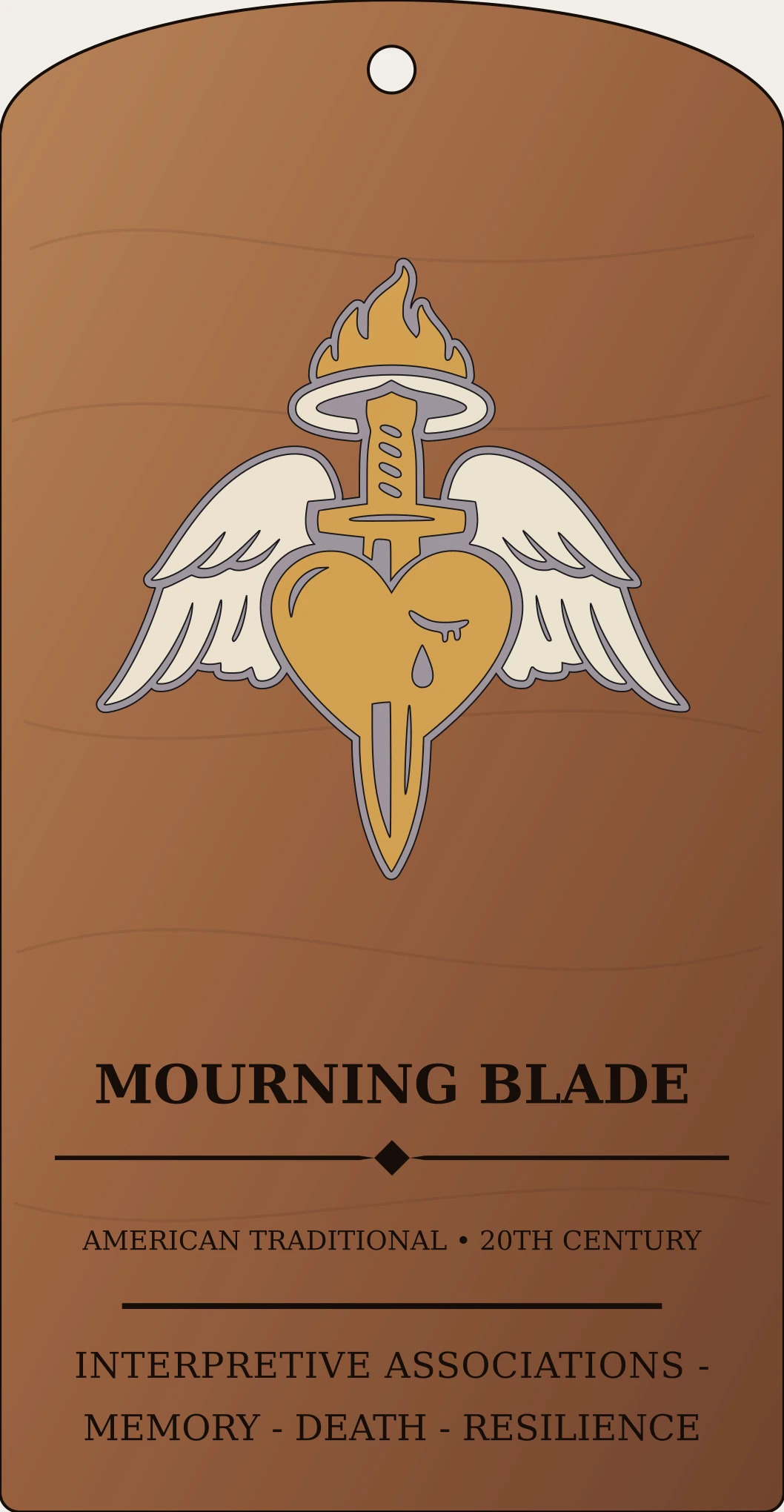 Mourning Blade Sanctum Hex Archive Plaque preview