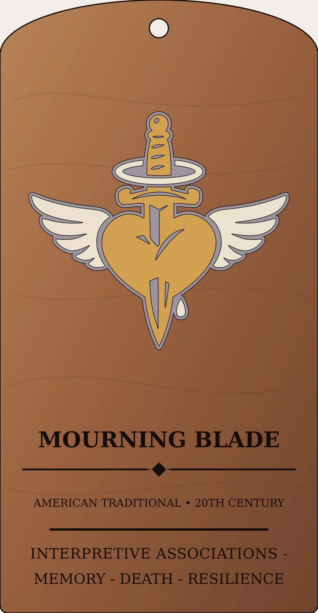 Mourning Blade Sanctum Hex Archive Plaque preview