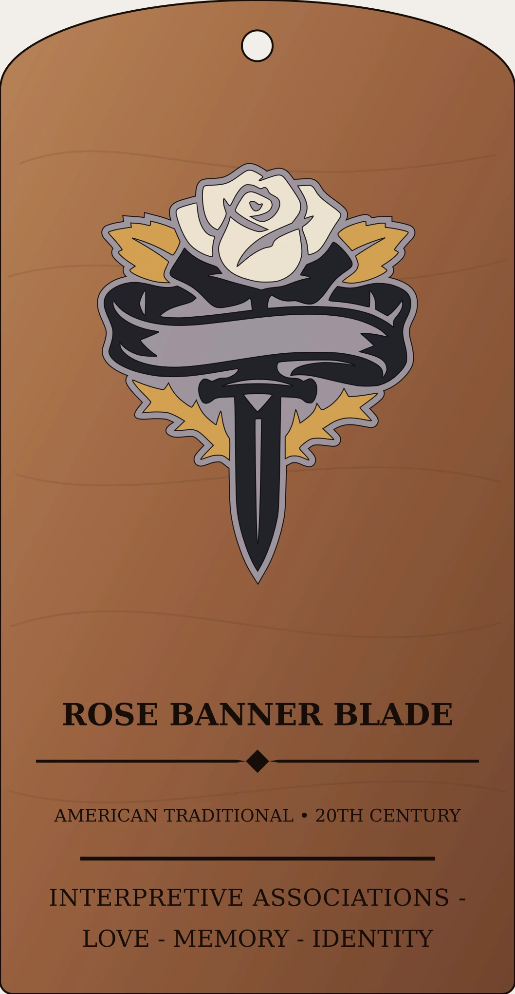 Rose Banner Blade Sanctum Hex Archive Plaque preview