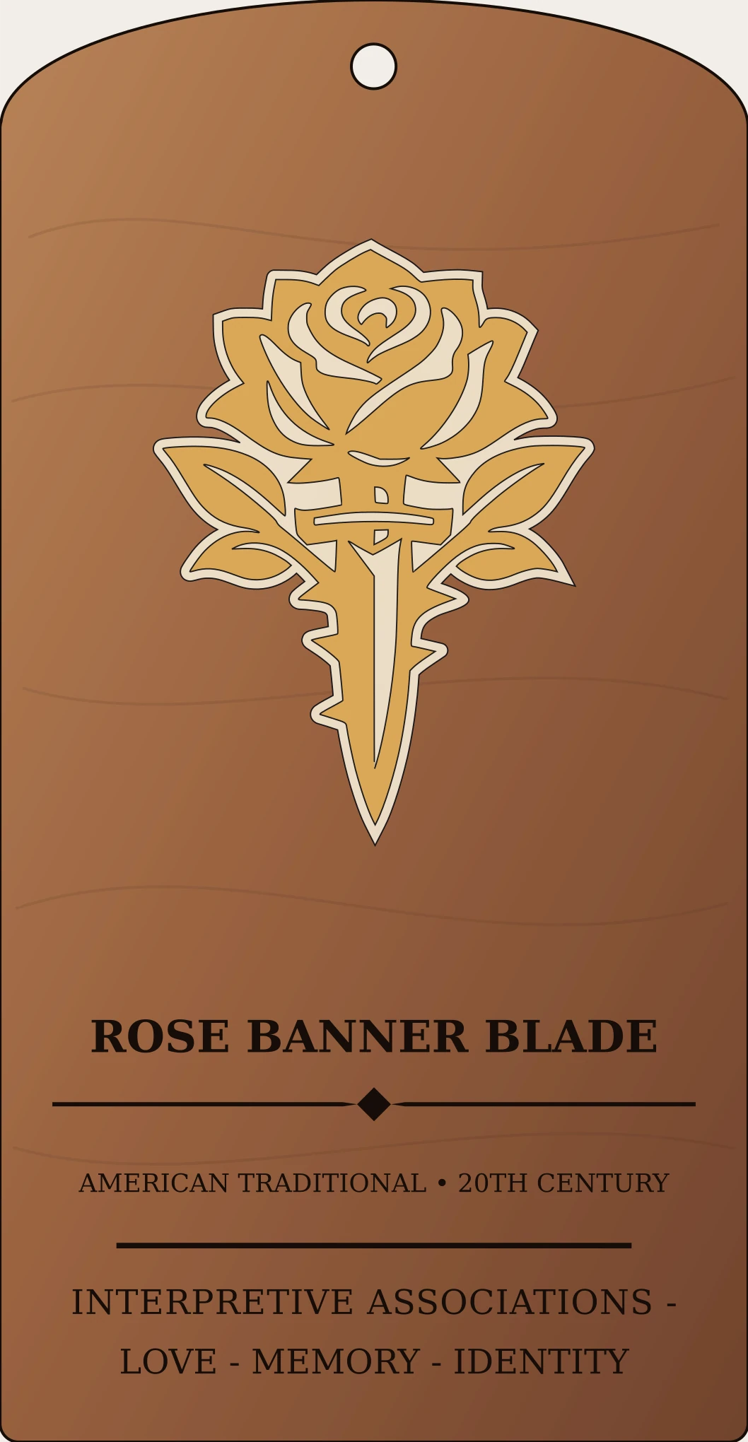 Rose Banner Blade Sanctum Hex Archive Plaque preview
