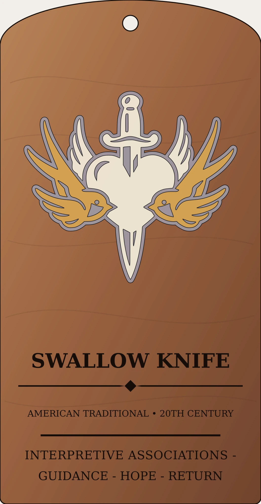 Swallow Knife Mark Sanctum Hex Archive Plaque preview
