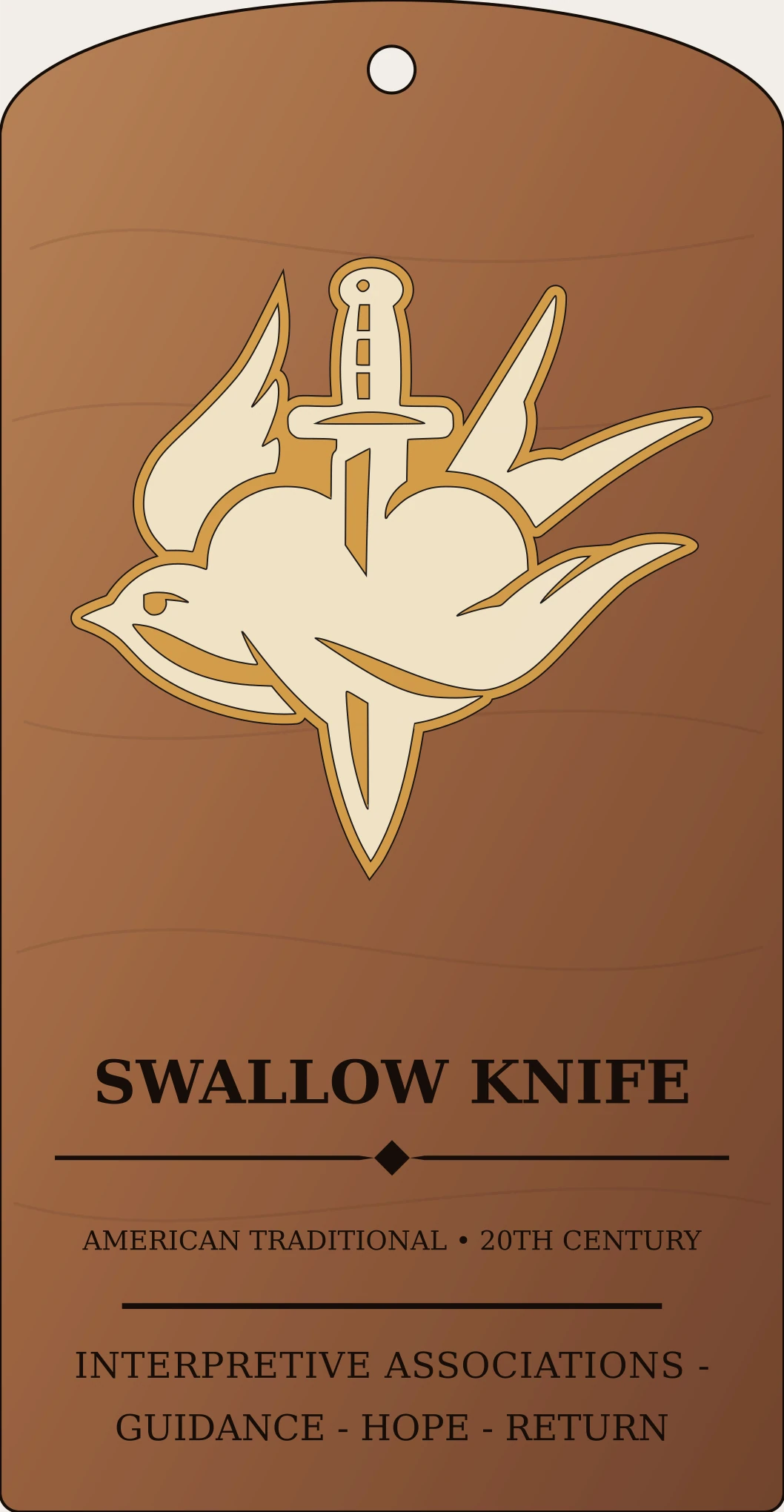 Swallow Knife Mark Sanctum Hex Archive Plaque preview