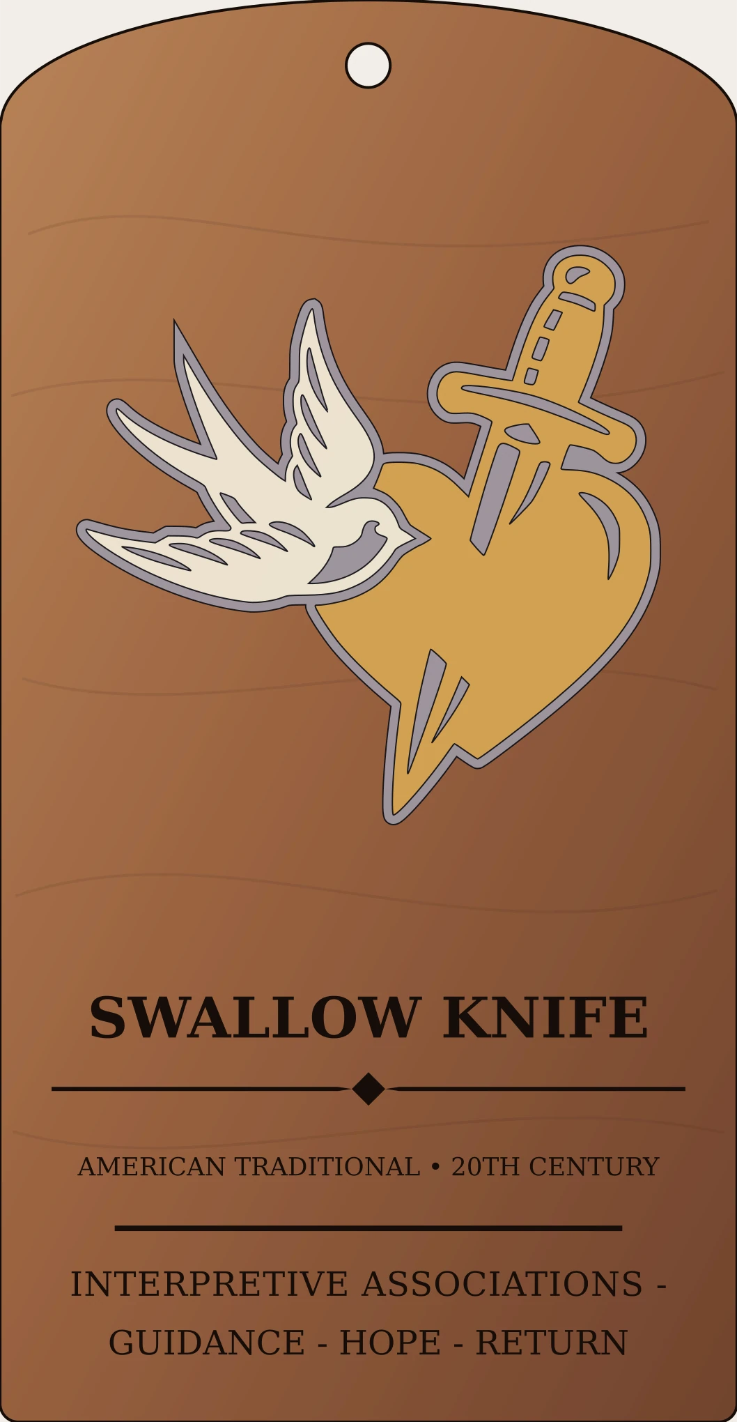 Swallow Knife Mark Sanctum Hex Archive Plaque preview