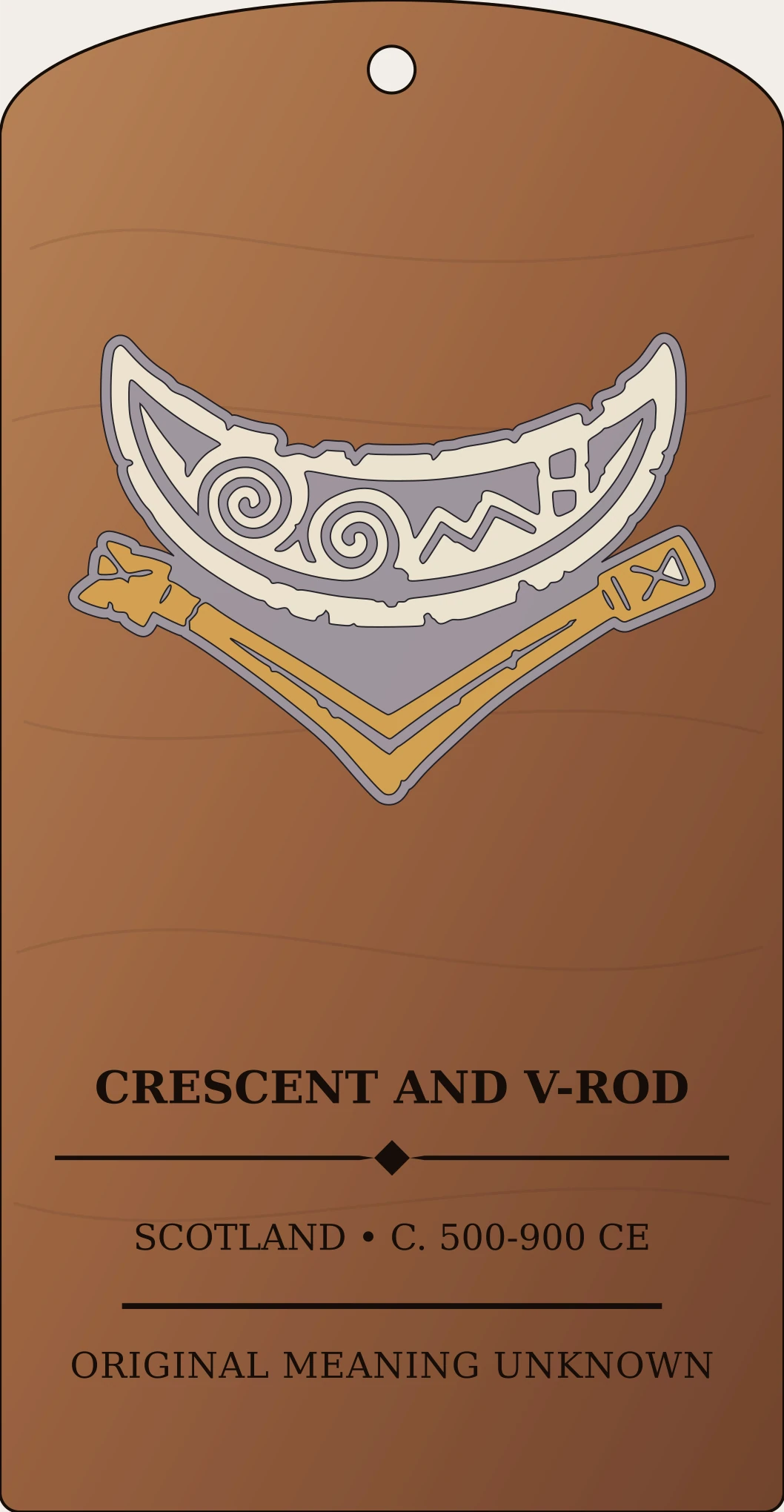 Crescent and V-rod Sanctum Hex Archive Plaque preview