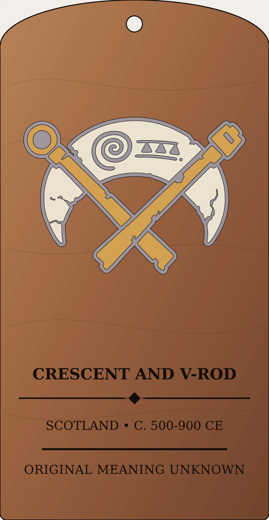 Crescent and V-rod Sanctum Hex Archive Plaque preview