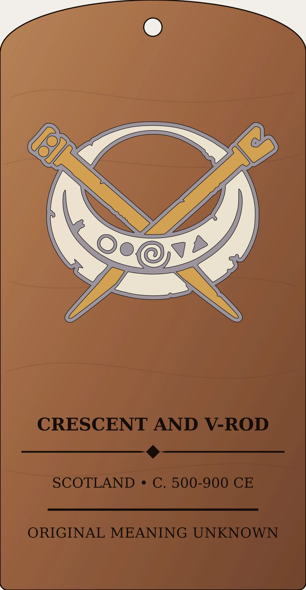 Crescent and V-rod Sanctum Hex Archive Plaque preview