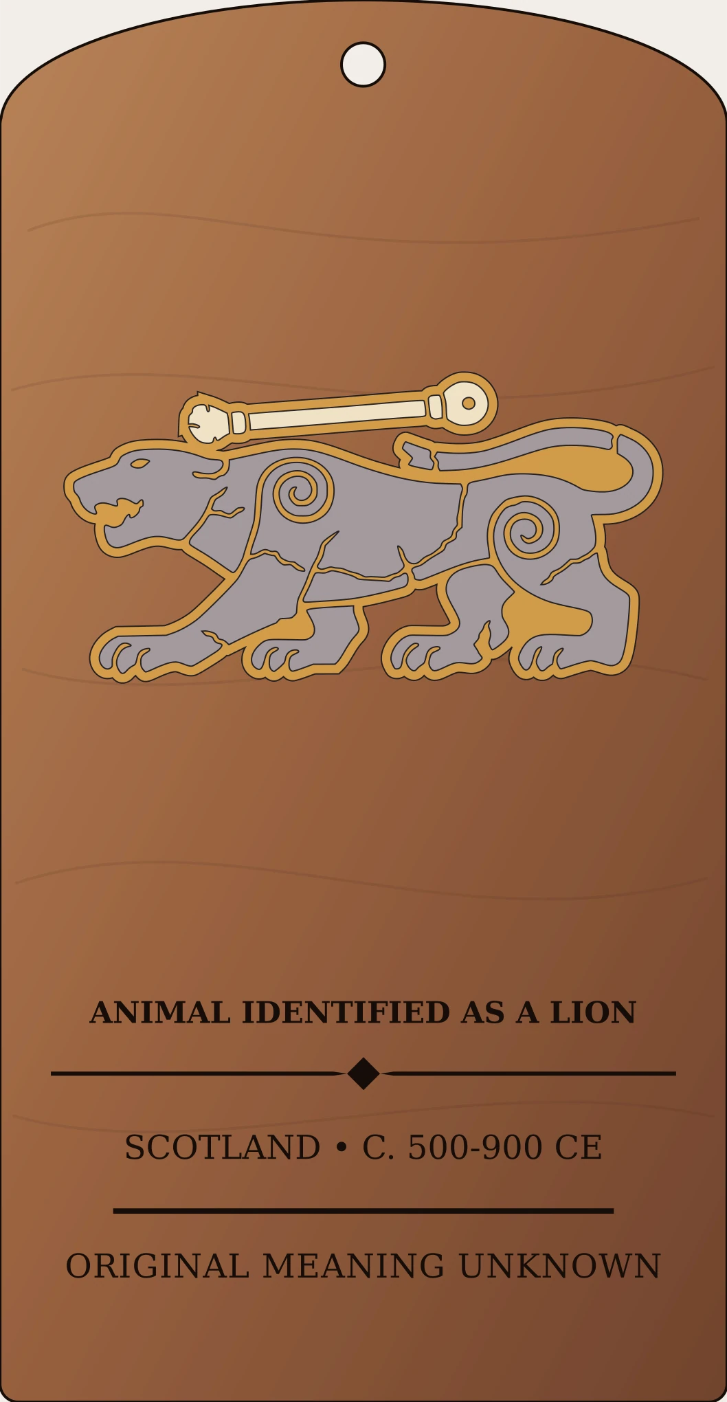 Animal Identified as a Lion Sanctum Hex Archive Plaque preview