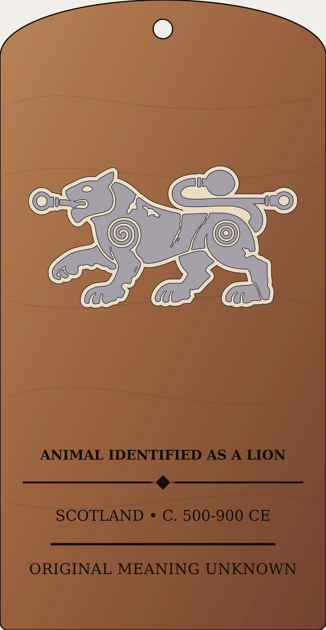 Animal Identified as a Lion Sanctum Hex Archive Plaque preview