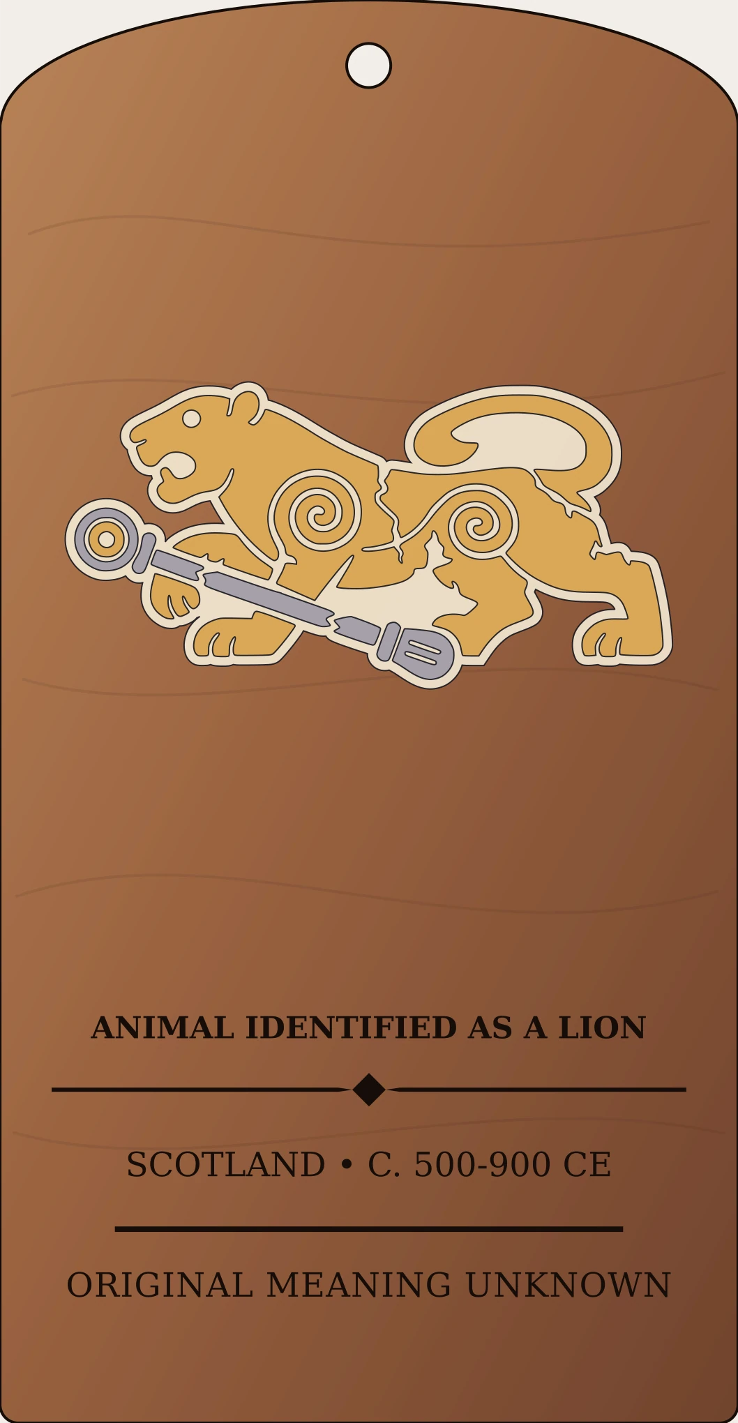 Animal Identified as a Lion Sanctum Hex Archive Plaque preview