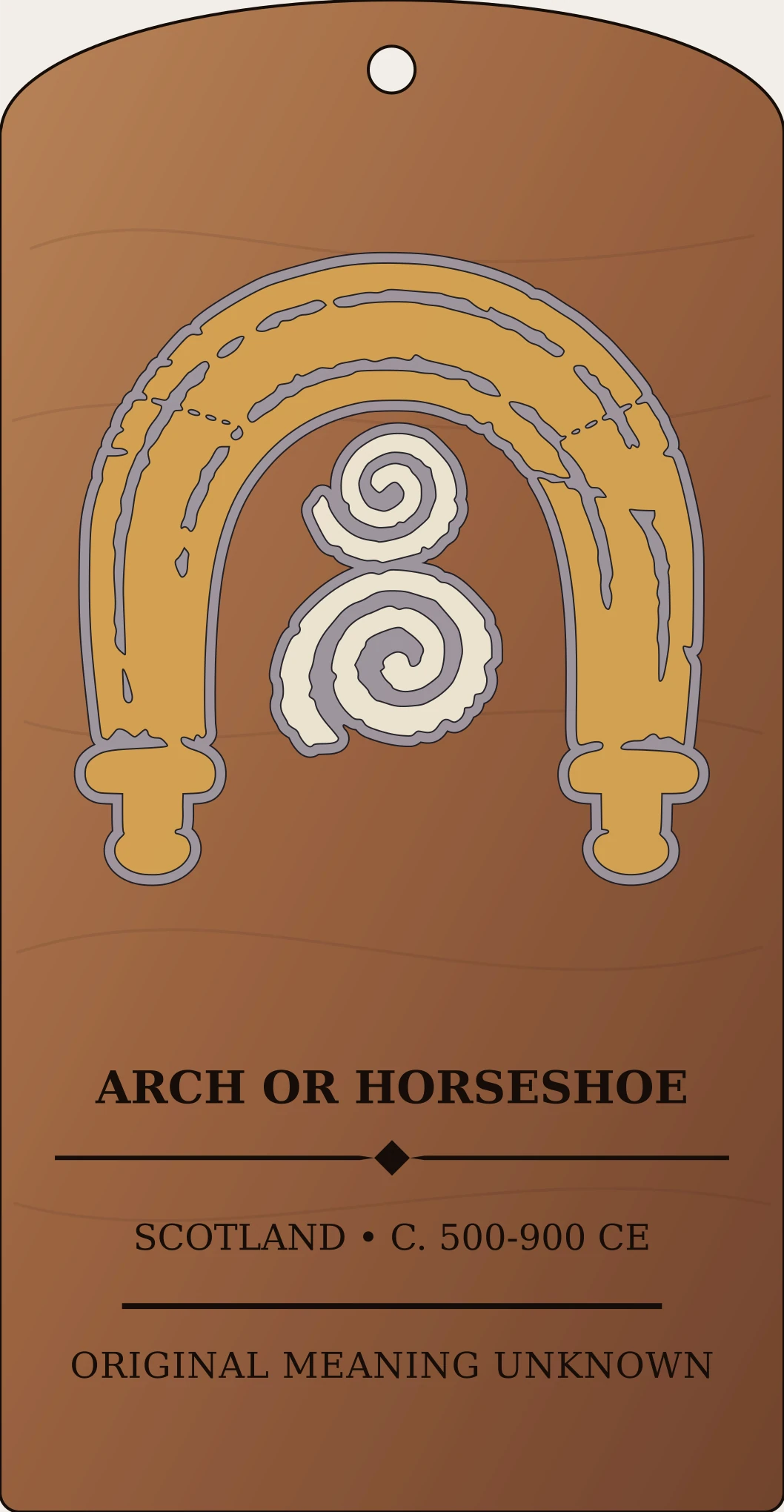 Arch or Horseshoe Sign Sanctum Hex Archive Plaque preview