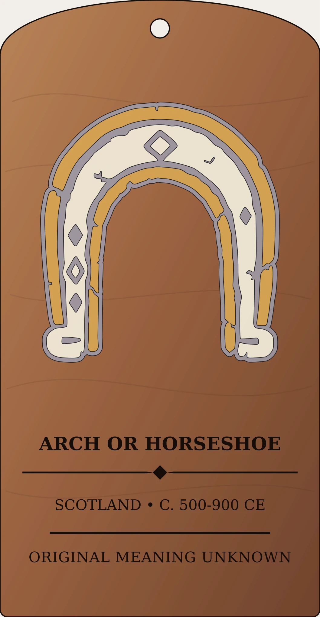 Arch or Horseshoe Sign Sanctum Hex Archive Plaque preview