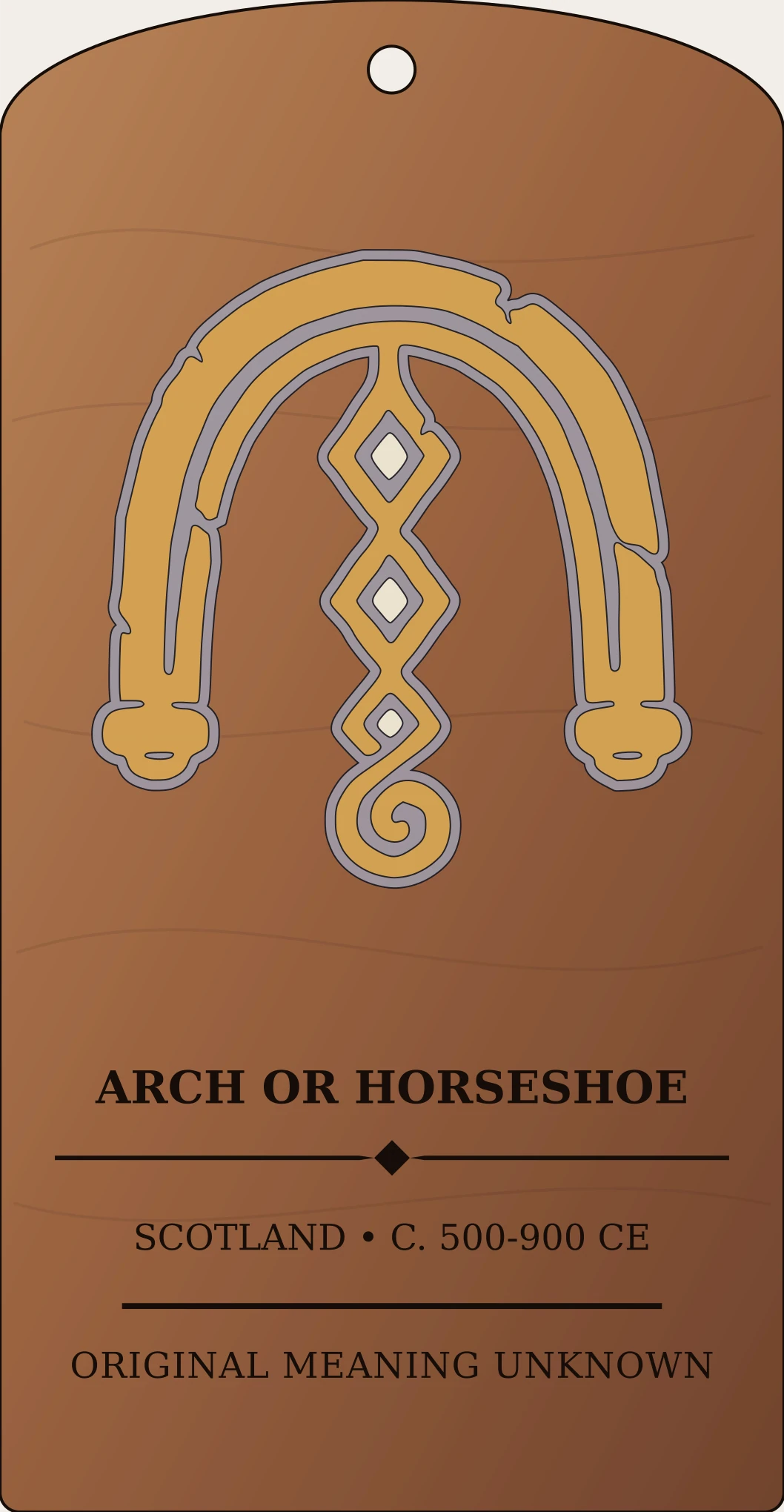 Arch or Horseshoe Sign Sanctum Hex Archive Plaque preview