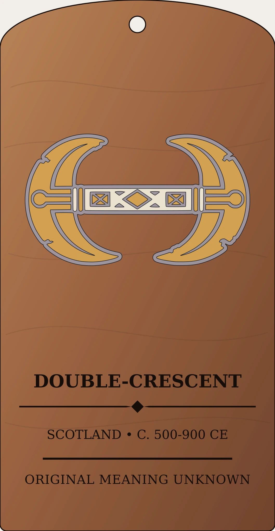 Double-crescent Sign Sanctum Hex Archive Plaque preview