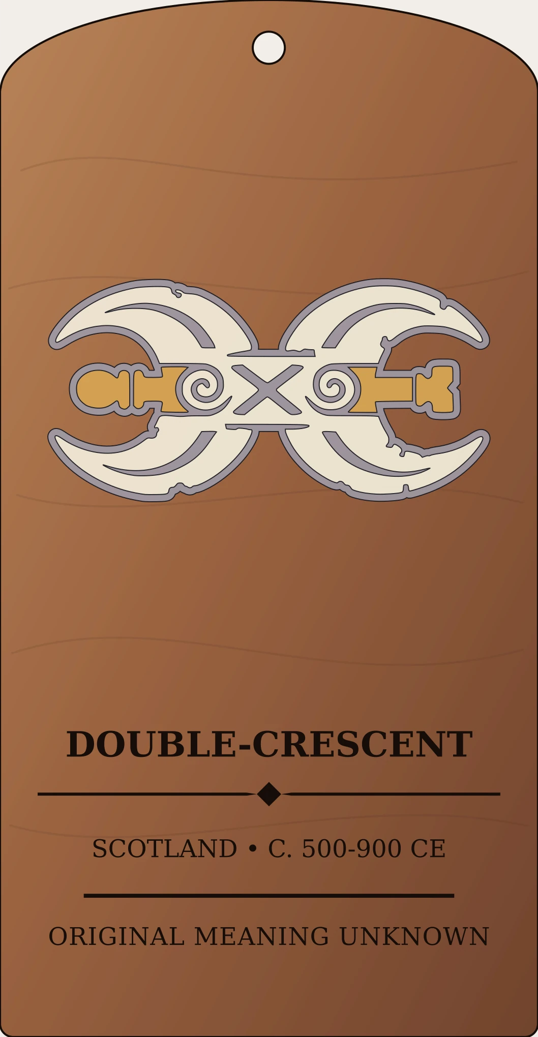 Double-crescent Sign Sanctum Hex Archive Plaque preview
