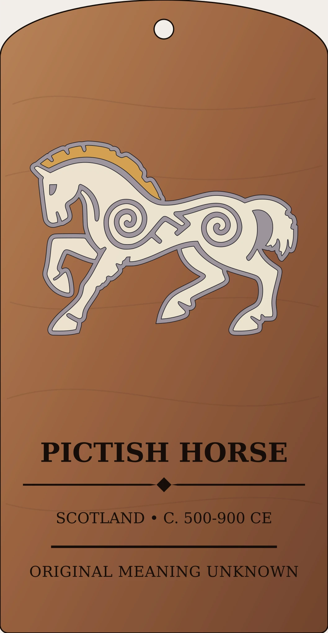Horse Sanctum Hex Archive Plaque preview