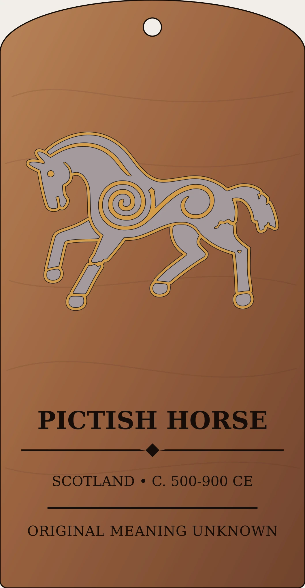 Horse Sanctum Hex Archive Plaque preview