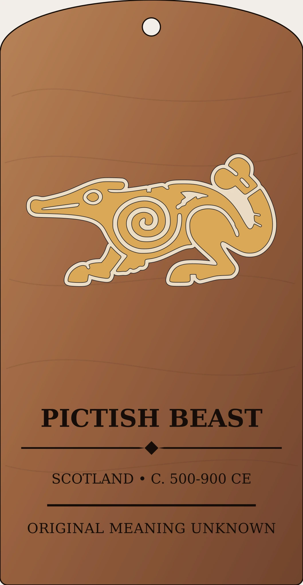 Pictish Beast Sanctum Hex Archive Plaque preview