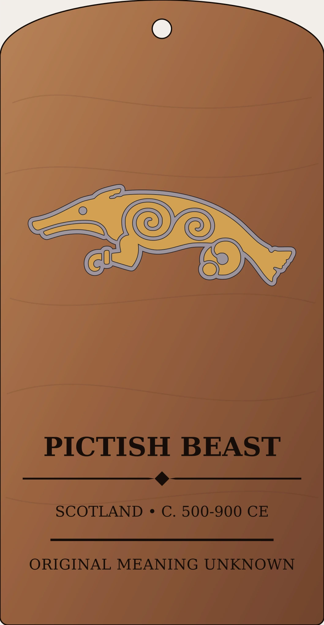 Pictish Beast Sanctum Hex Archive Plaque preview