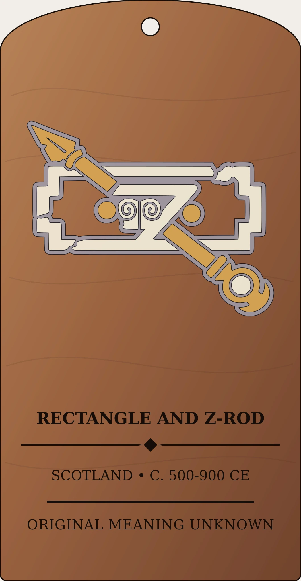 Notched Rectangle and Z-rod Sanctum Hex Archive Plaque preview