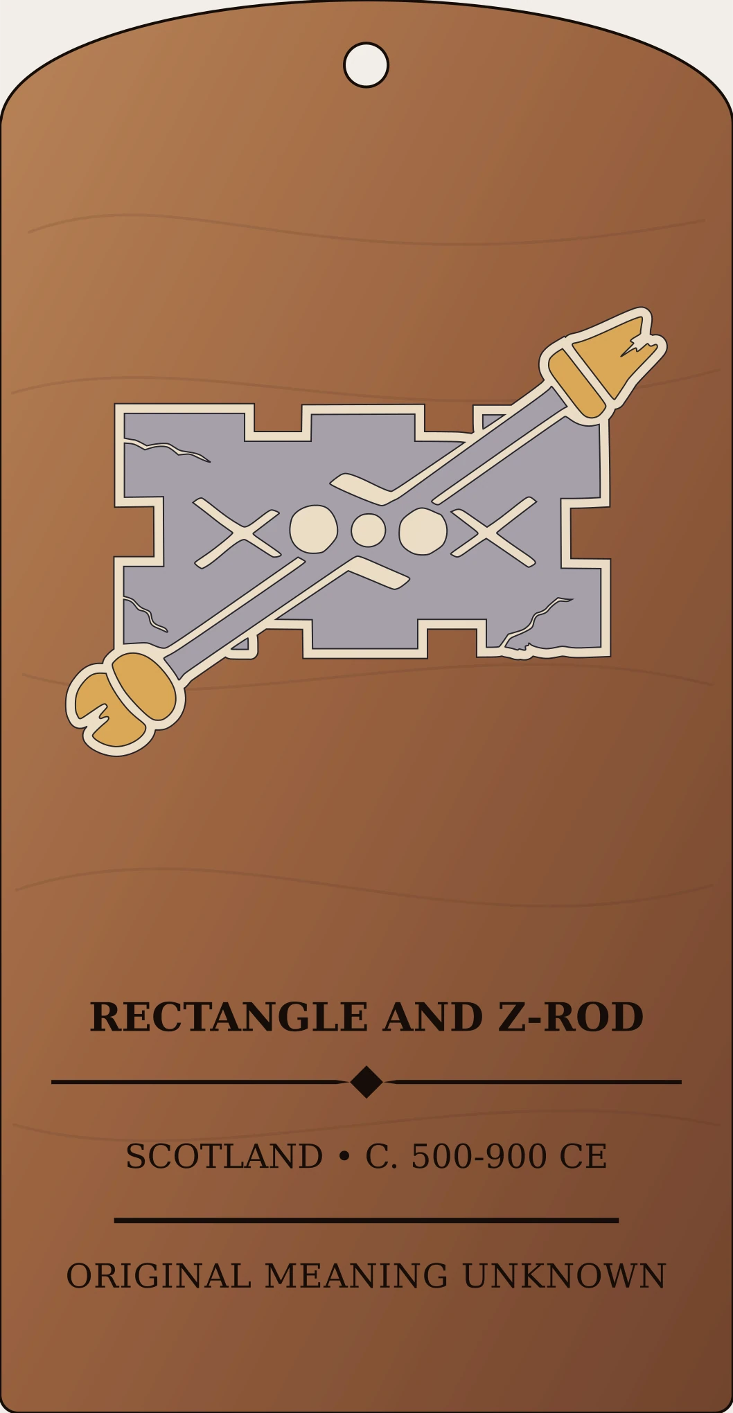 Notched Rectangle and Z-rod Sanctum Hex Archive Plaque preview