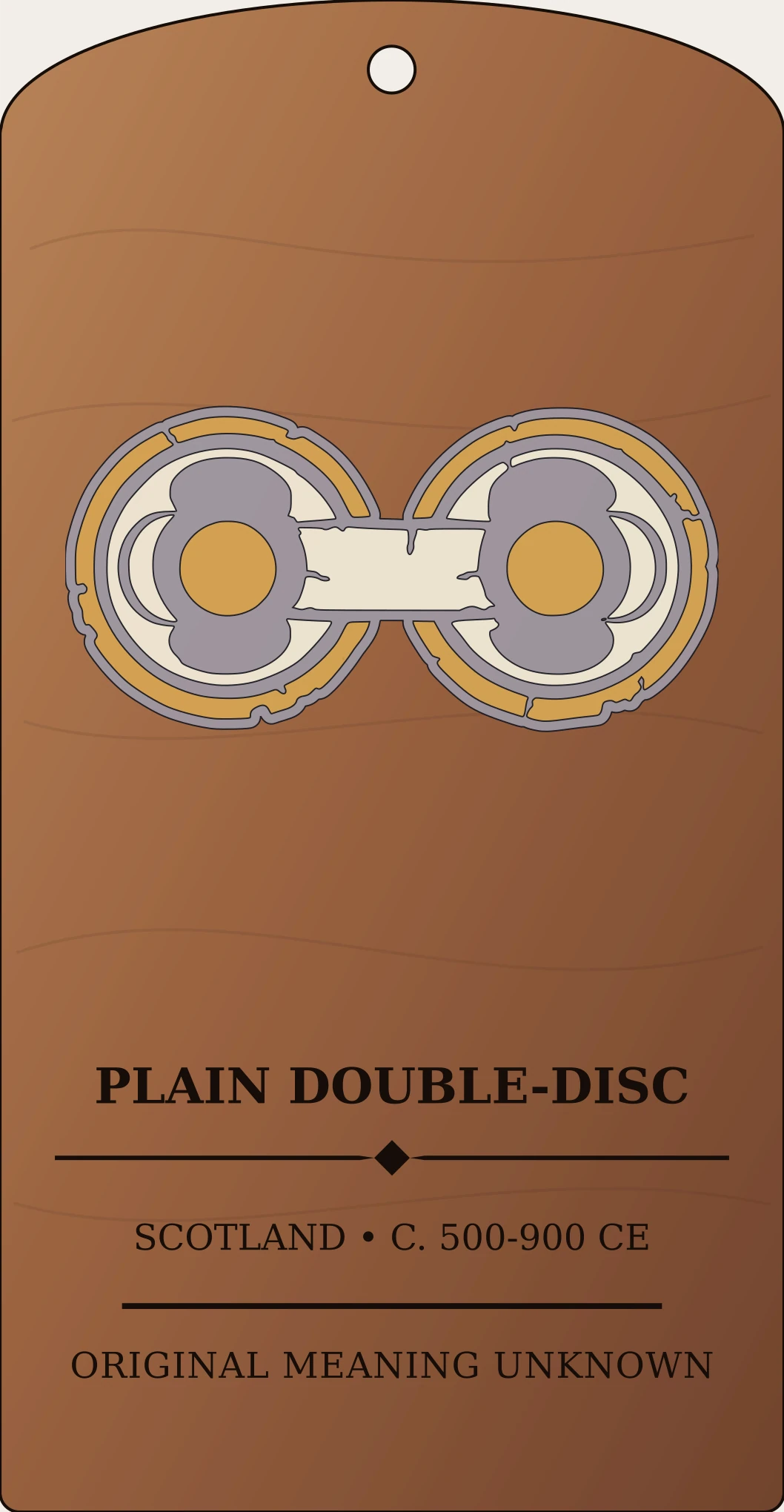 Plain Double-disc Sign Sanctum Hex Archive Plaque preview