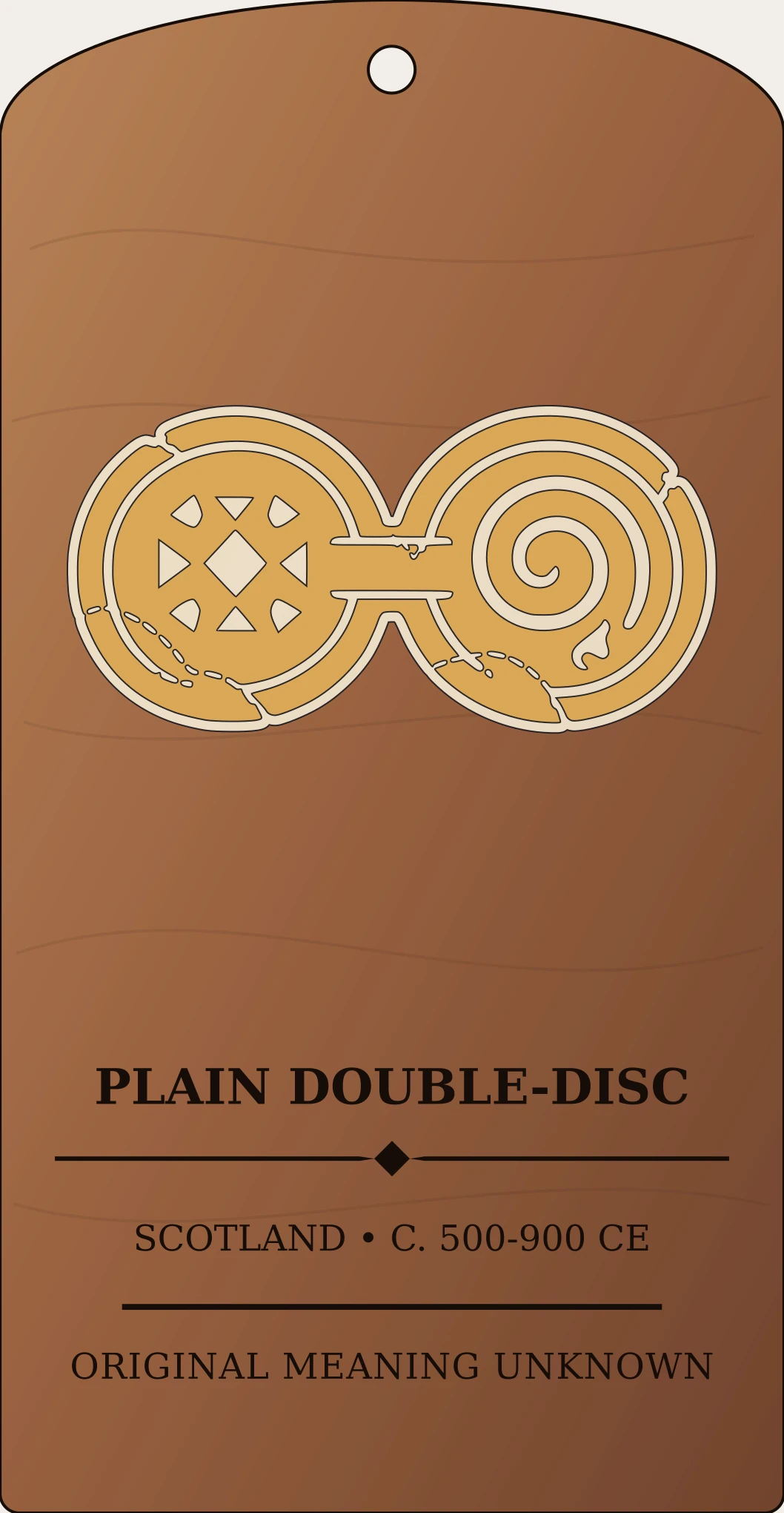 Plain Double-disc Sign Sanctum Hex Archive Plaque preview