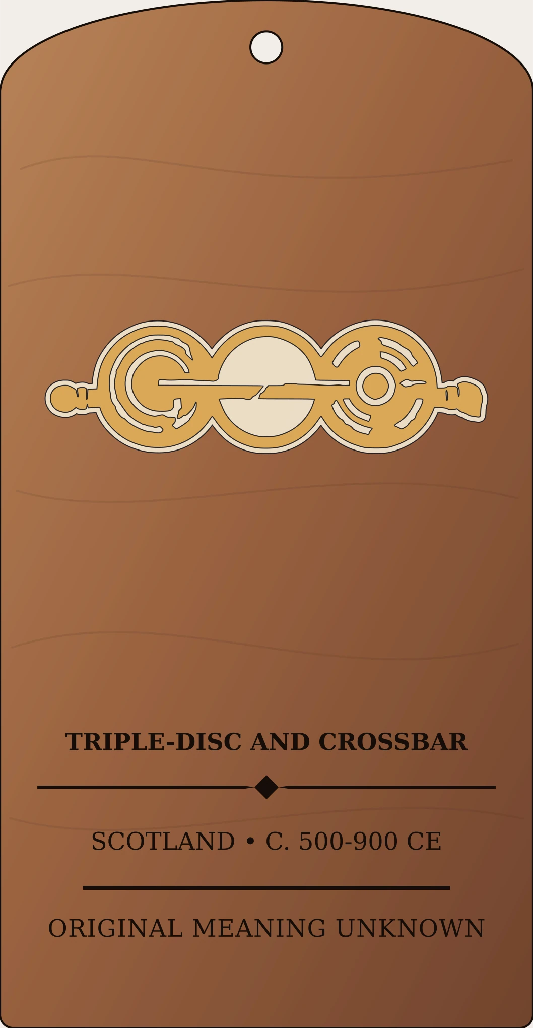 Triple-disc and Crossbar Sanctum Hex Archive Plaque preview