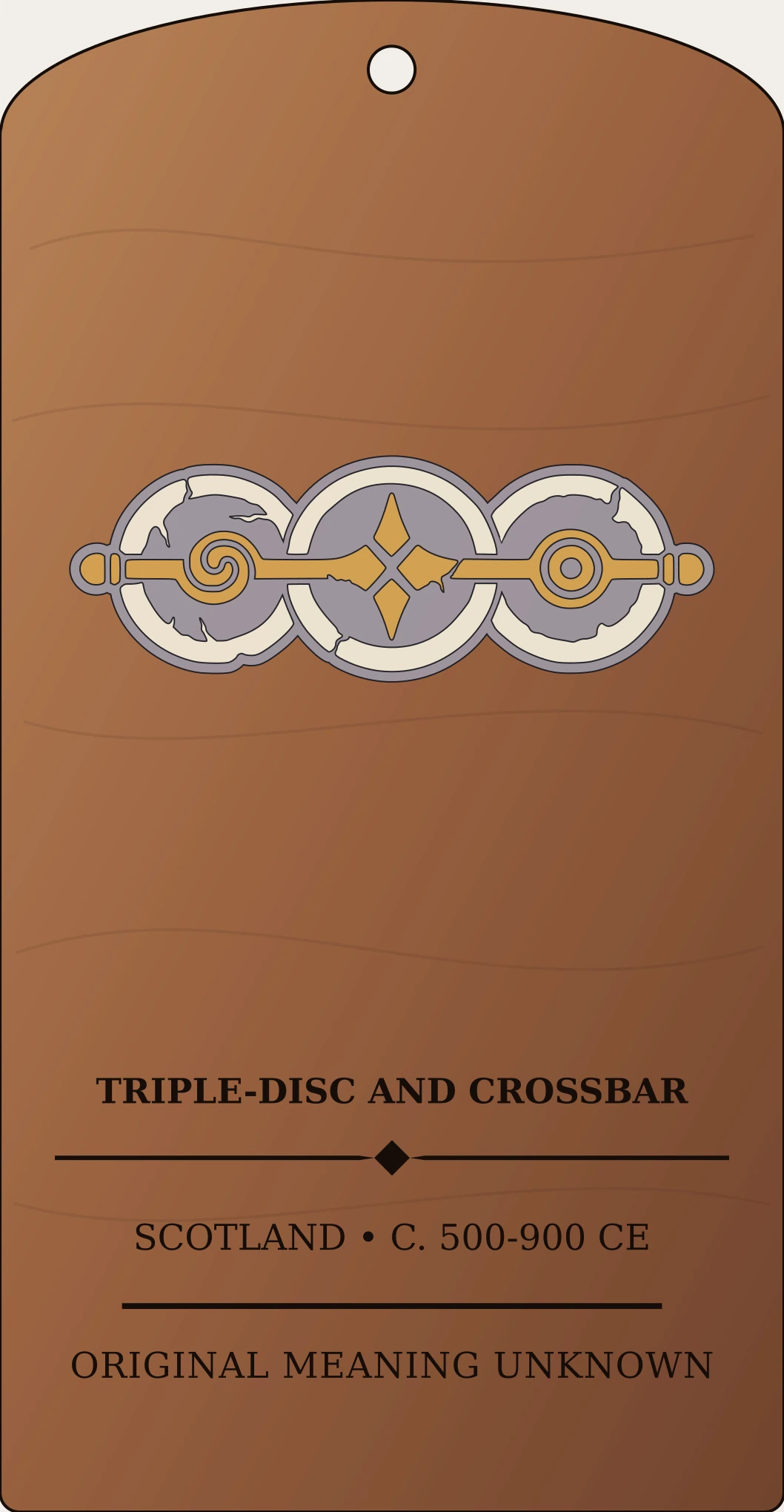 Triple-disc and Crossbar Sanctum Hex Archive Plaque preview