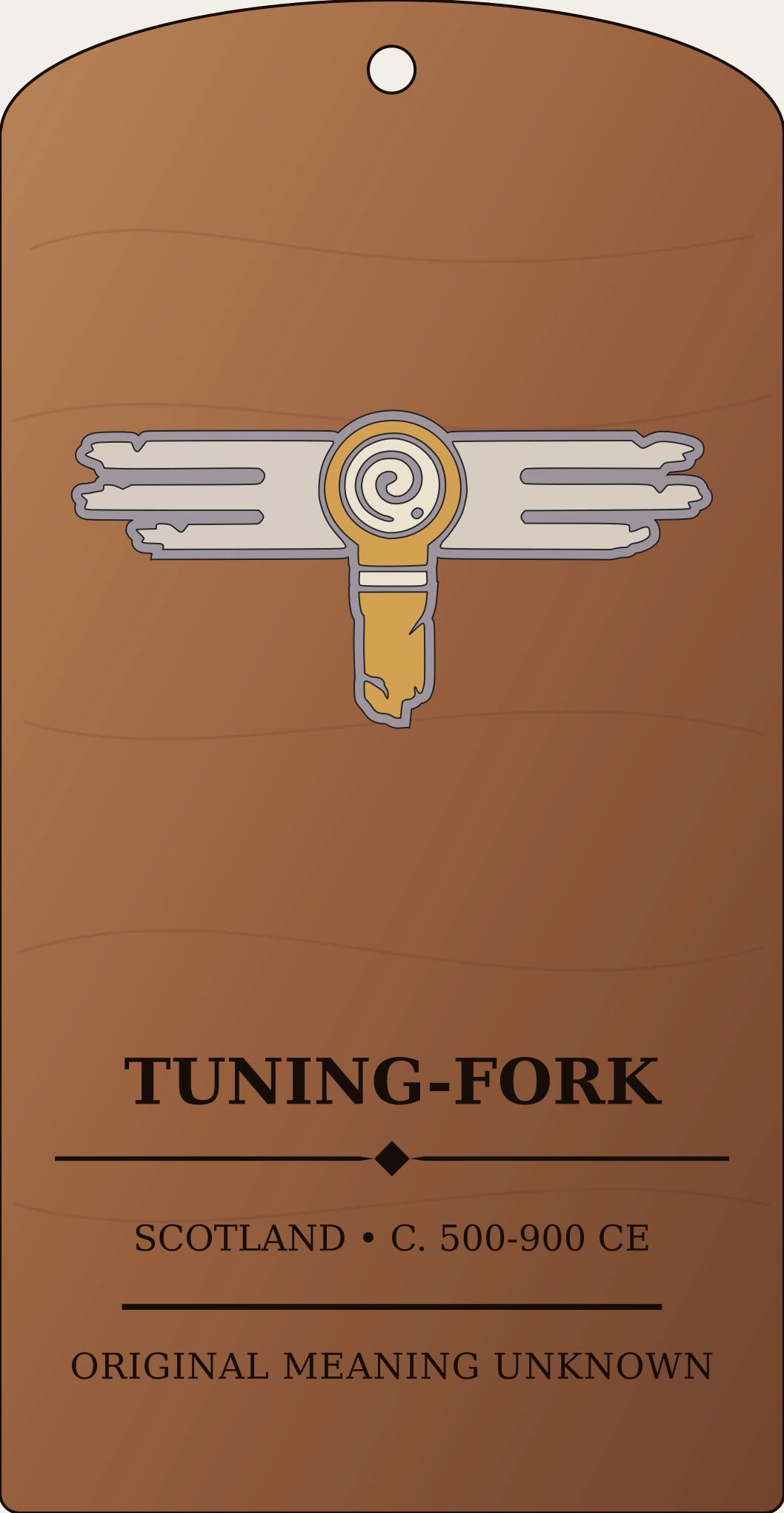 Tuning-fork Sign Sanctum Hex Archive Plaque preview