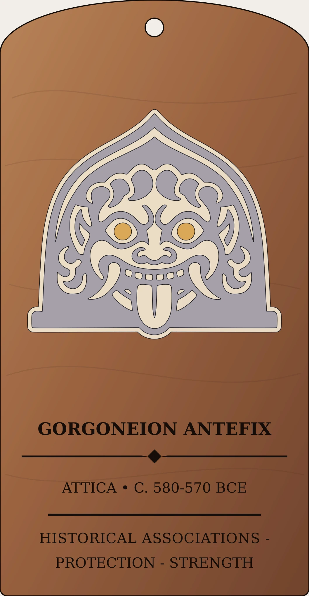 Gorgoneion Roof Antefix Sanctum Hex Archive Plaque preview