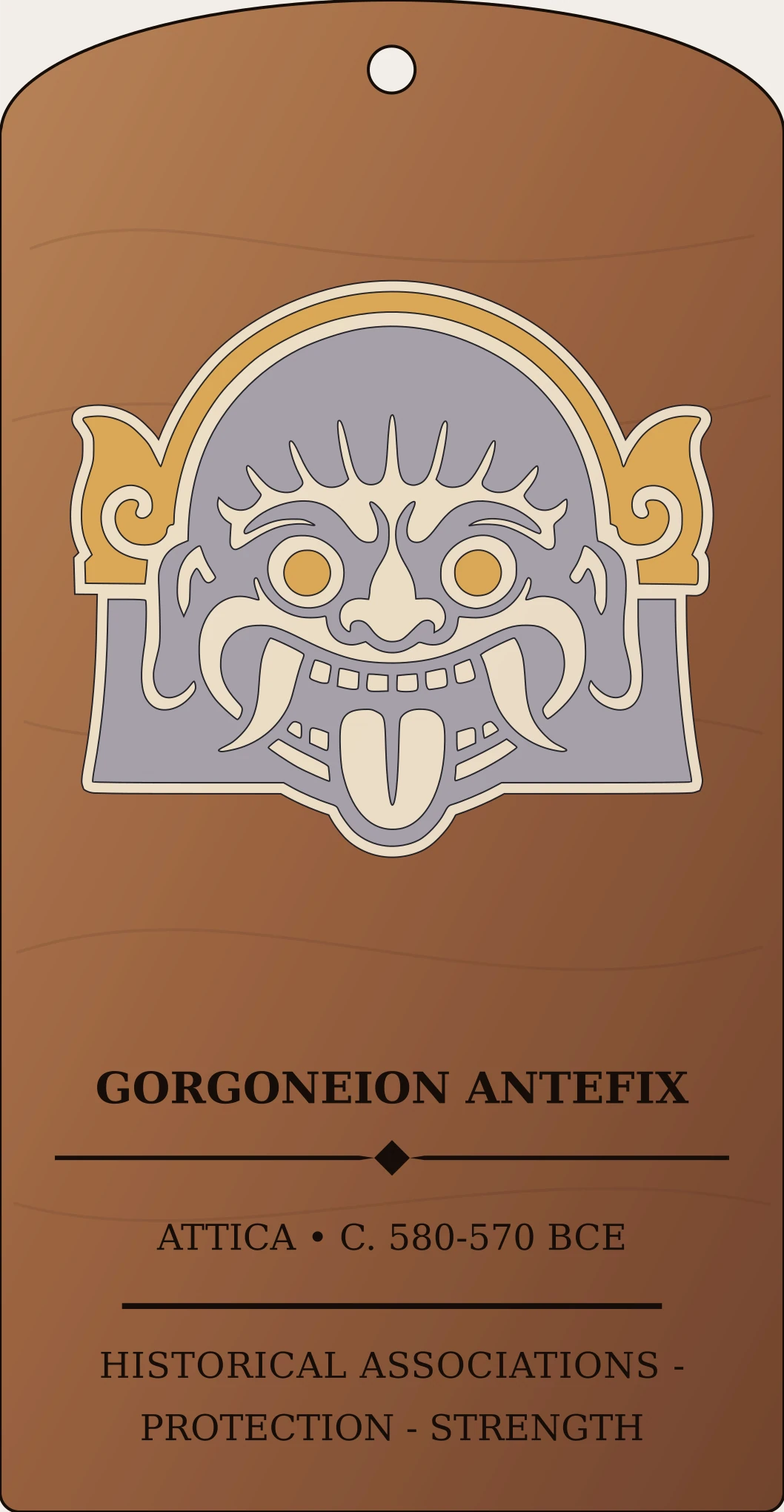 Gorgoneion Roof Antefix Sanctum Hex Archive Plaque preview